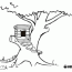 free free tree house coloring pages
