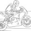 online motorcycle coloring pages