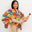 diy cardboard rainbow hedgehog costume