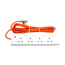 orange cables leads adapters price