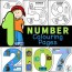 free number coloring pages 1 10 worksheets