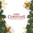 merry christmas frame card with