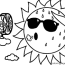 the sun and the fan coloring pages
