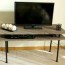 diy tv stand a blend of industrial