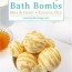 diy moisturising bath bombs recipe