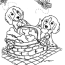 cute couple puppies coloring page