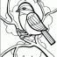 bird coloring page free clip art library