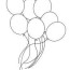 party balloon coloring pages print