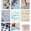 15 easy quilts for beginners little