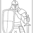 knight coloring pages updated 2022