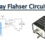 simple relay flasher circuit with ne555