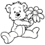 free coloring pages teddy bear