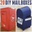 20 cutest mailbox ideas playtivities