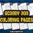 free printable scooby doo coloring