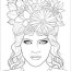 woman coloring pages for adults