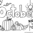 october trick or treat coloring pages
