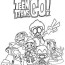 teen titans go cartoon coloring pages