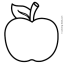 apple coloring pages to download and