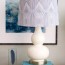 lamp diy paint rope and fabric