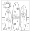 surf boards coloring pages coloring home