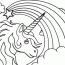 rainbow and unicorn coloring pages