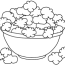 popcorn coloring pages