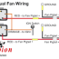 how to properly wire electric cooling fans