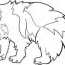 wolverine animal cartoon coloring page