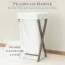 laundry room with a chic diy hamper