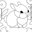 baby bunny coloring page online and