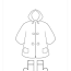 rain clothes coloring pages free