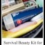 girl needs in a beauty emergency kit