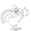 turkey coloring pages 105 free