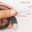 colored wire inside a usb cord