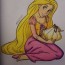 rapunzel coloring page shaylin s art