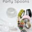 diy washi tape party spoons moments