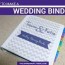 diy wedding planner binder