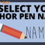 how to choose a pen name in 2022 5