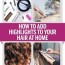 how to add highlights to your hair at