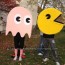 easy pac man and pinkie couple s costume