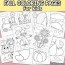 fall coloring pages for kids