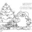 christmas coloring picture esl