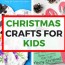 easy christmas crafts for toddlers