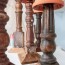 diy wooden candle holders salvaged