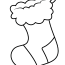 simple christmas stockings coloring