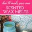 how to make homemade wax melts with