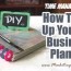 how to set up your diy business planner