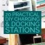 20 practical diy charging stations