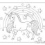 magical unicorn coloring pages for kids