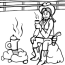 printable wild west coloring page 5